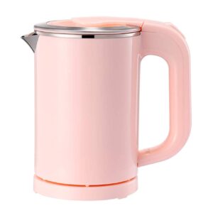 eamate 0.5l portable travel electric kettle suitable for traveling cooking, boiling (pink)