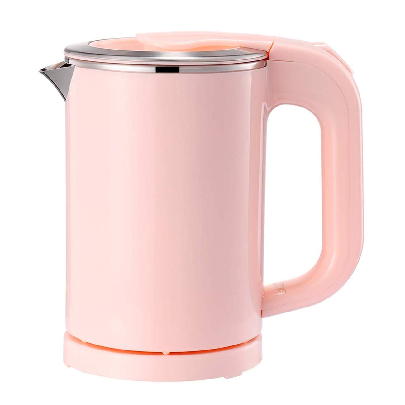 EAMATE 0.5L Portable Travel Electric Kettle Suitable For Traveling Cooking, Boiling (Pink)