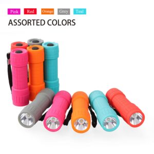 FASTPRO 10-Pack, Super Bright 100-Lumen (1W) LED Mini Flashlight Set, AAA Dry Batteries are Included and Pre-Installed