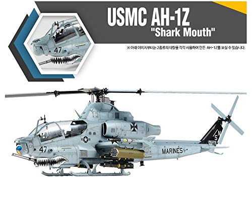 ACA12127 1:35 Academy USMC AH-1Z Cobra 'Shark Mouth' [Model Building KIT]