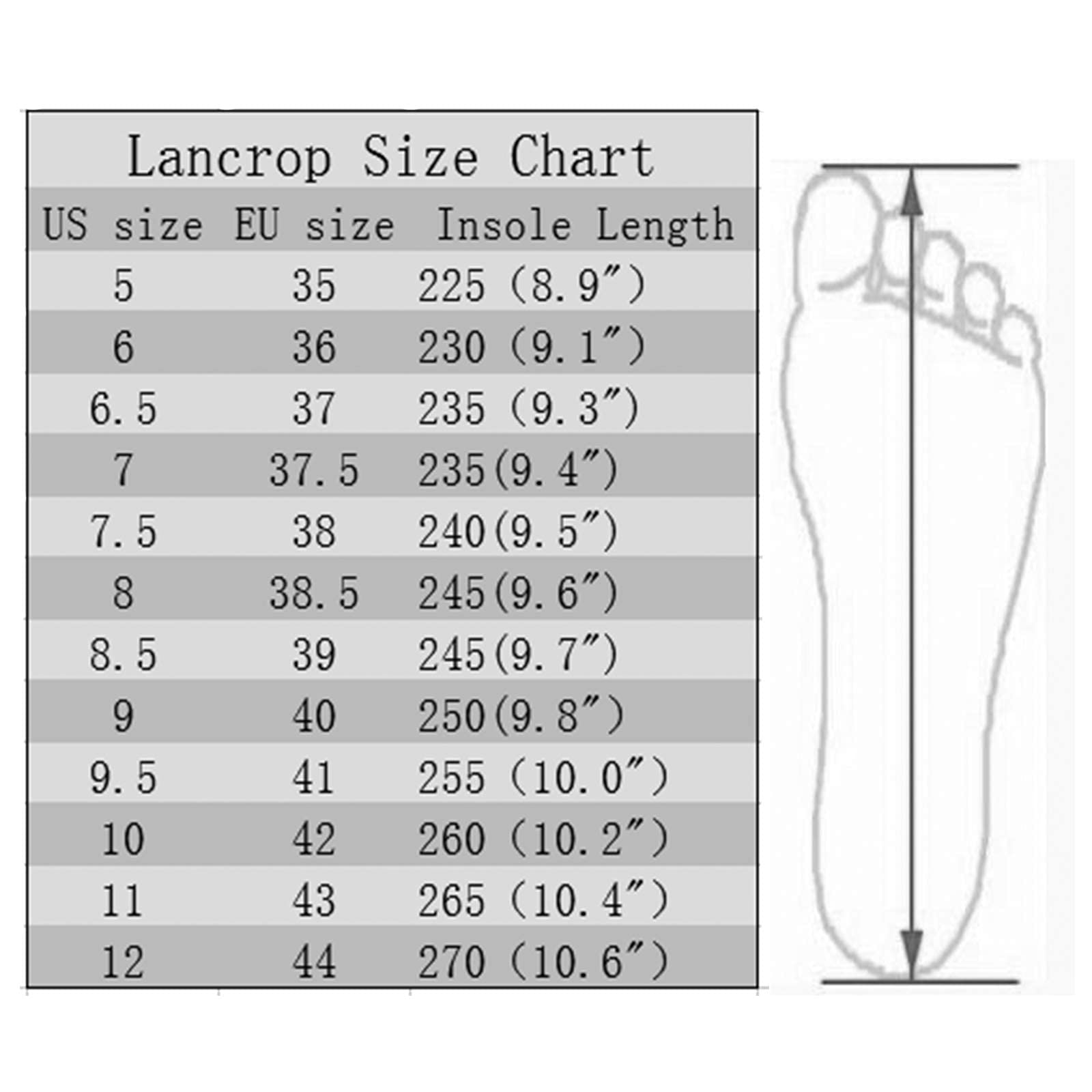 LANCROP Women's Casual Tennis Shoes - Comfortable Knit Gym Walking Slip On Sneakers 7.5 M US, Label 38 All Black