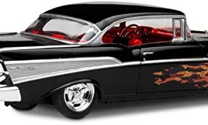 Revell 85-1529 ’57 Chevy Bel Air Model Car Kit 1:25 Scale 30-Piece Skill Level 3 SnapTite Max Plastic Model Building Kit,Black