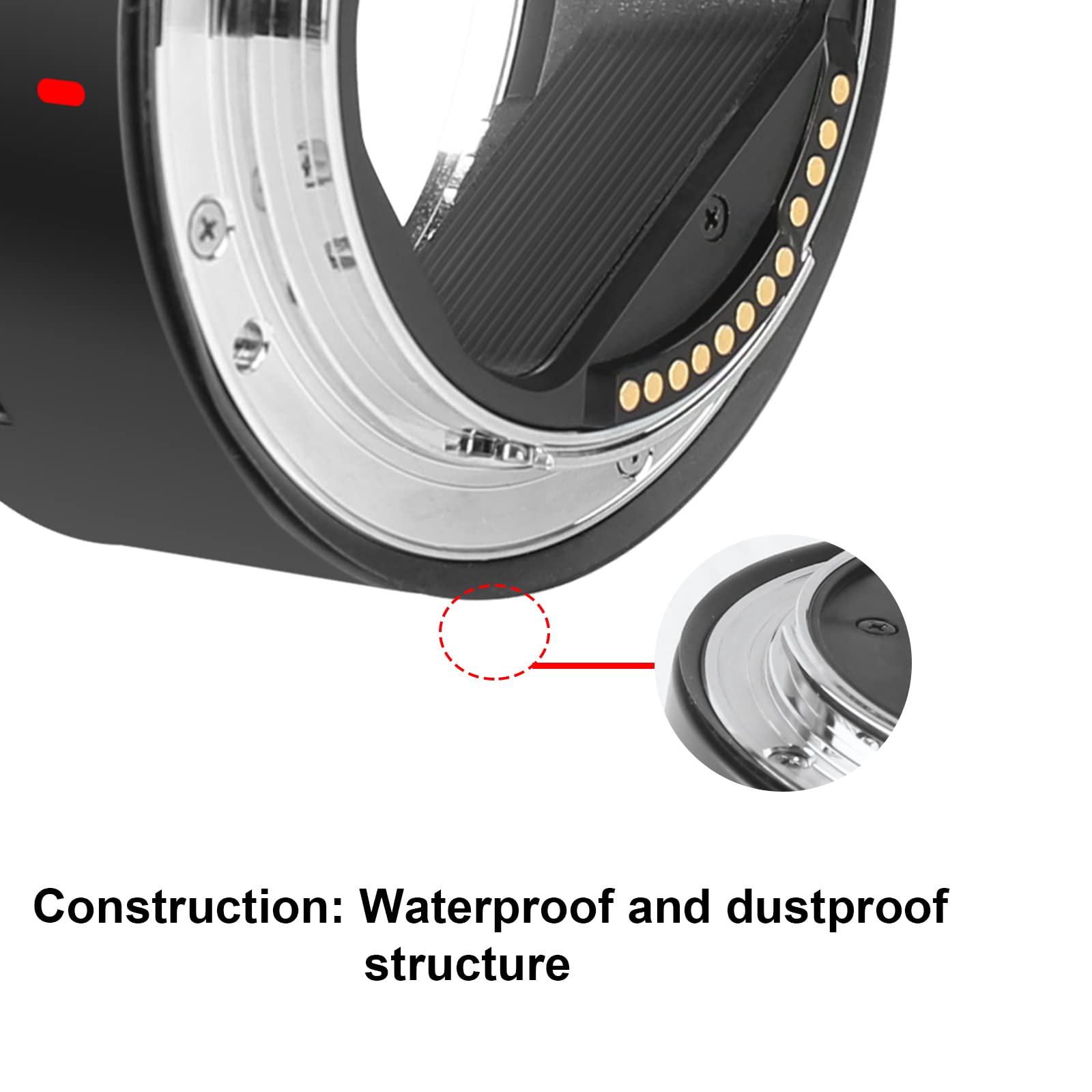 Meike Metal Lens Adapter EF-EOSR Auto-Focus Mount Converter for Canon EF/EF-S Lens to EOS-R EOS-RP R5 R6 R7 R10 C70 and RED Komodo Cameras