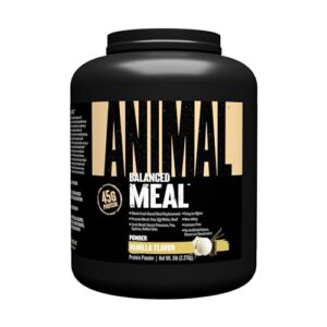 animal meal - all natural high calorie meal shake - egg whites, beef protein, pea protein, vanilla