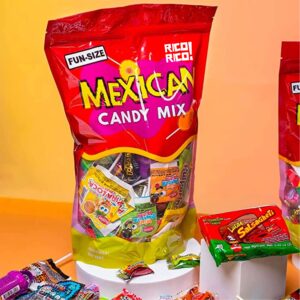 RICO RICO Mexican Candy 50 pcs - Dulces Mexicanos Surtidos, Mexican Snacks, Mexican Candies, Sweet and Spicy Candy Assortment Mix by RICO RICO