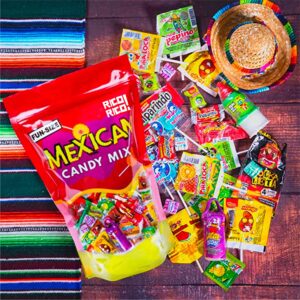 RICO RICO Mexican Candy 50 pcs - Dulces Mexicanos Surtidos, Mexican Snacks, Mexican Candies, Sweet and Spicy Candy Assortment Mix by RICO RICO