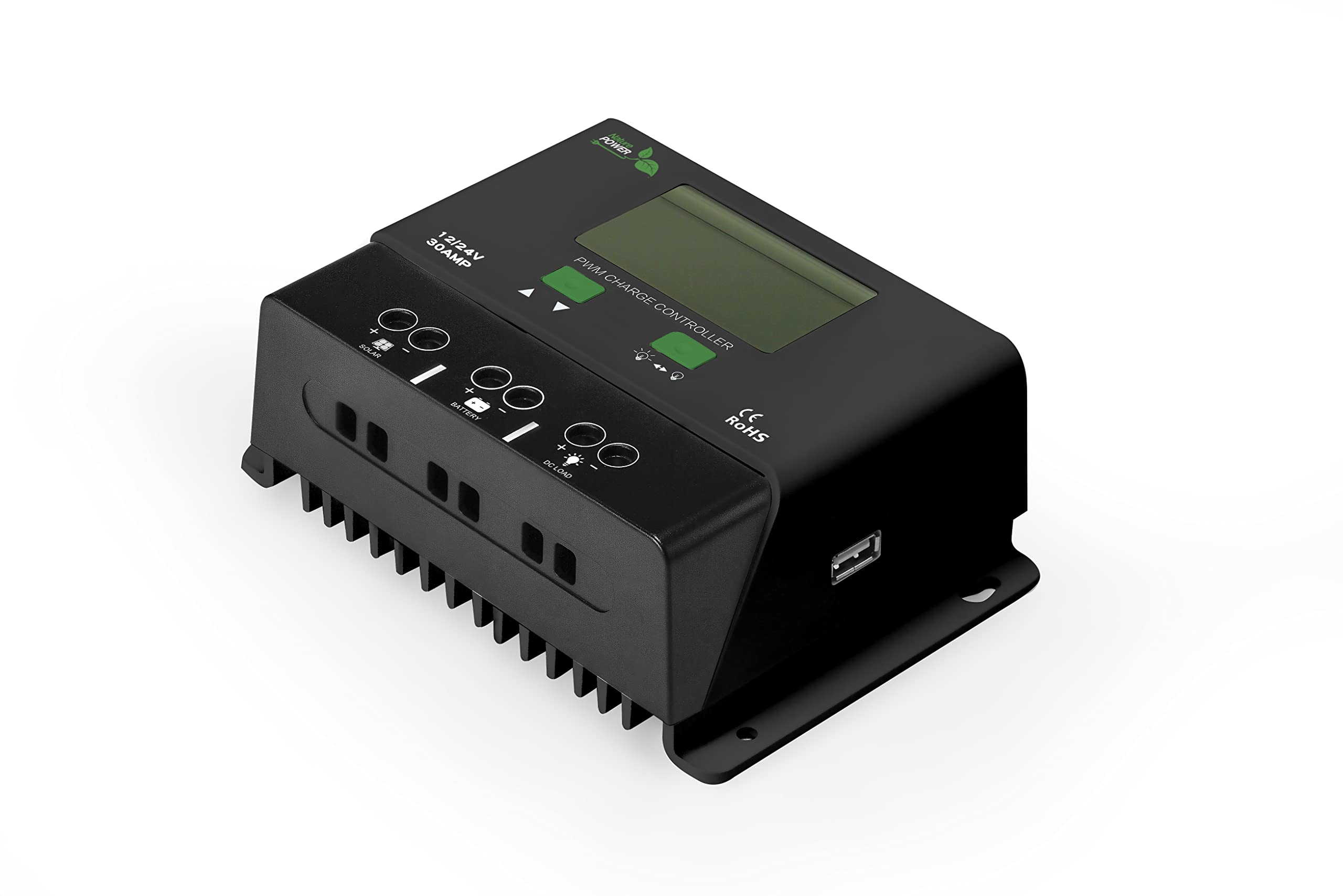 Nature Power 30 Amp Solar Charge Controller W/LED