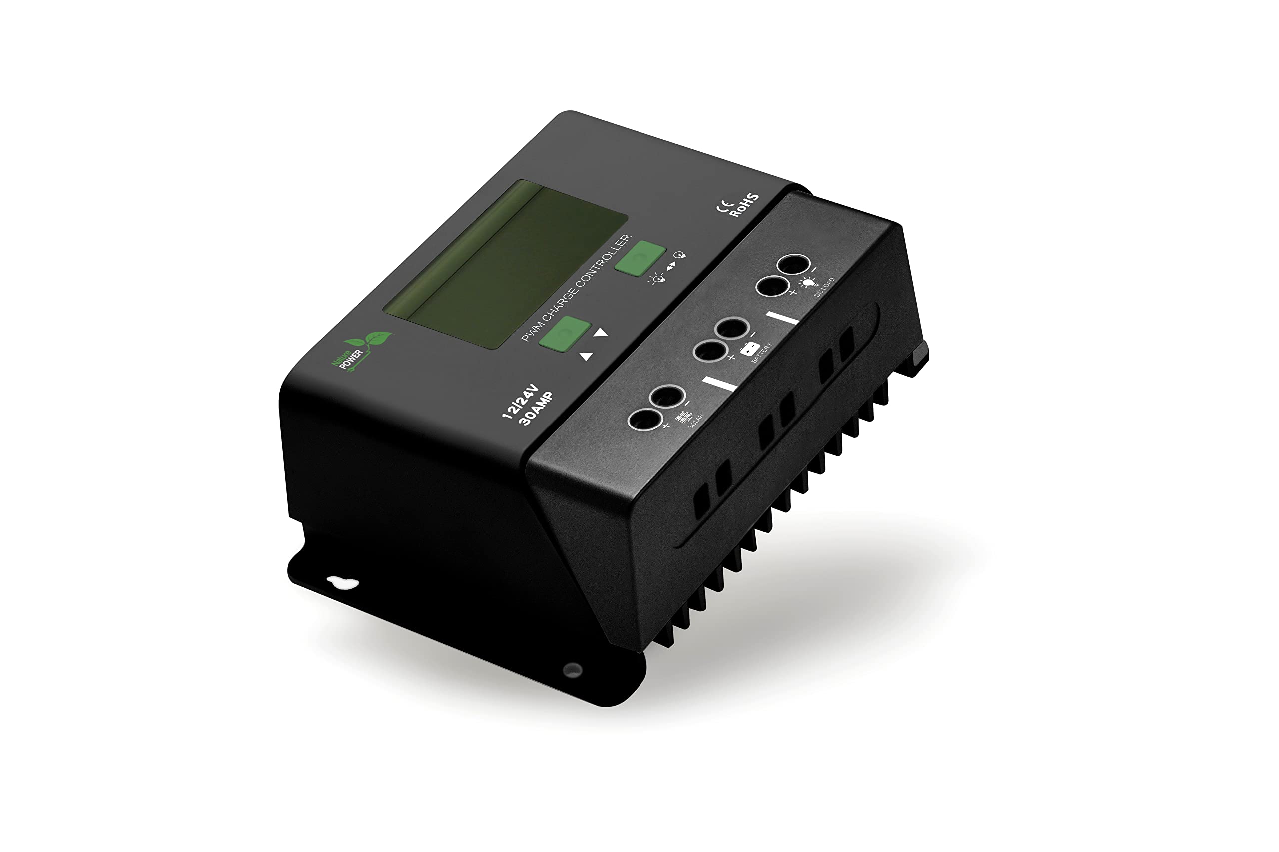 Nature Power 30 Amp Solar Charge Controller W/LED