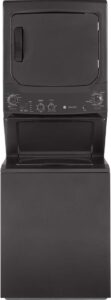 ge gud27gspmdg spacemaker series 27 inch gas laundry center with 3.8 cu. ft. washer capacity in diamond gray
