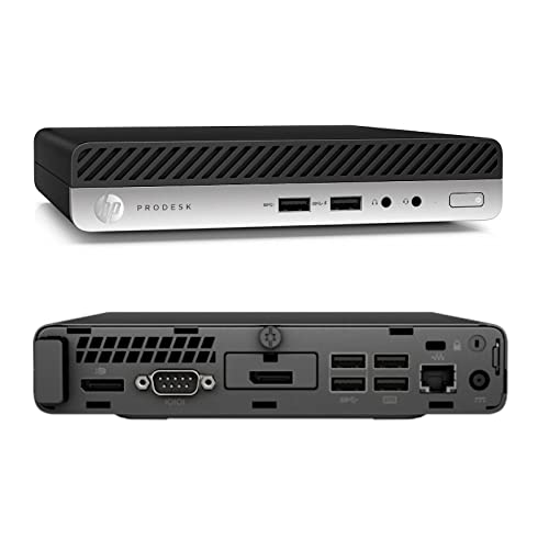 HP EliteDesk 800 G3 Mini 35W Desktop Computer Intel Core i5-6500T 2.50GHz 16 GB DDR4 SDRAM 500GB Windows 10 Pro 64-bit (English) - Mini PC Model 2DU50US#ABA (Used with 2 Year HP Warranty) (Renewed)