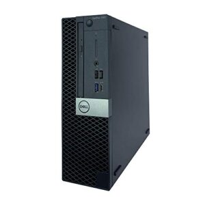 Dell Optiplex 7060 SFF Desktop - 8th Gen Intel Core i7-8700 6-Core Processor up to 4.60 GHz, 16GB DDR4 Memory, 512GB Solid State Drive, Intel UHD Graphics 630, DVD Burner, Win10 Pro (64-bit) (Renewed)