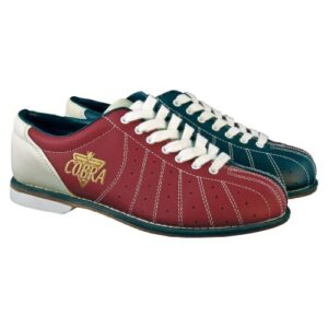 ladies tcr1l cobra rental bowling shoes- lacesred/blue 4