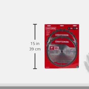 CRAFTSMAN 10" Miter Saw Blade, Combo Pack (CMAS210CMB)