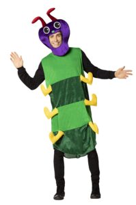 rasta imposta caterpillar adult costume, one size, men's, womens, unisex