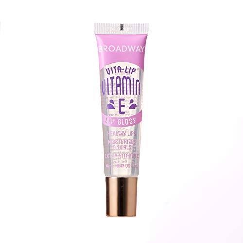 6 PACK Broadway Vita-Lip Gloss 2 Honey + 2 SHEA BUTTER + 2 Vitamin E Oil by Kiss Cosmetics