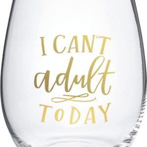 Wine Glass - I Can't Adult Today