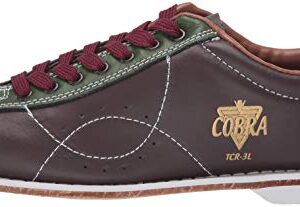 Ladies TCR3L Cobra Rental Bowling Shoes LacesBrown/Green 12