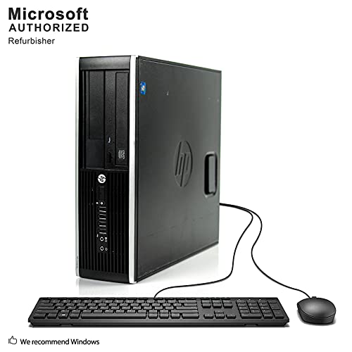 HP Compaq Pro 6305 SFF Business Desktop PC, AMD A6 5400B up to 3.8GHz, 16G DDR3, 512G SSD, WiFi, BT 4.0, VGA, DP, USB 3.0, Win 10 Pro 64 Bit -Multi Language (AMD A6)(Renewed)