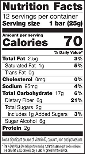 Fiber One 70 Calorie Soft-Baked Bars, Birthday Cake, Snack Bars, 12 ct