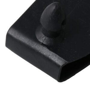 50pcs RDEXP Black Single End Caps 5cm Length Bed Slat Holders Contains Replacement Part Wooden Slats on Bed