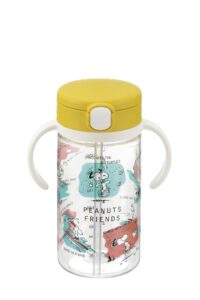 richell peanut collection outing straw mug 320ml