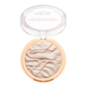 Makeup Revolution Highlight Reloaded, Pigment Rich & Silky Formula, Cruelty-Free & Vegan, Just My Type, 0.35 Oz
