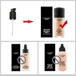 Chris.W 2Pack Foundation Pump for MAC Studio Fix Fluid Foundation(Black)