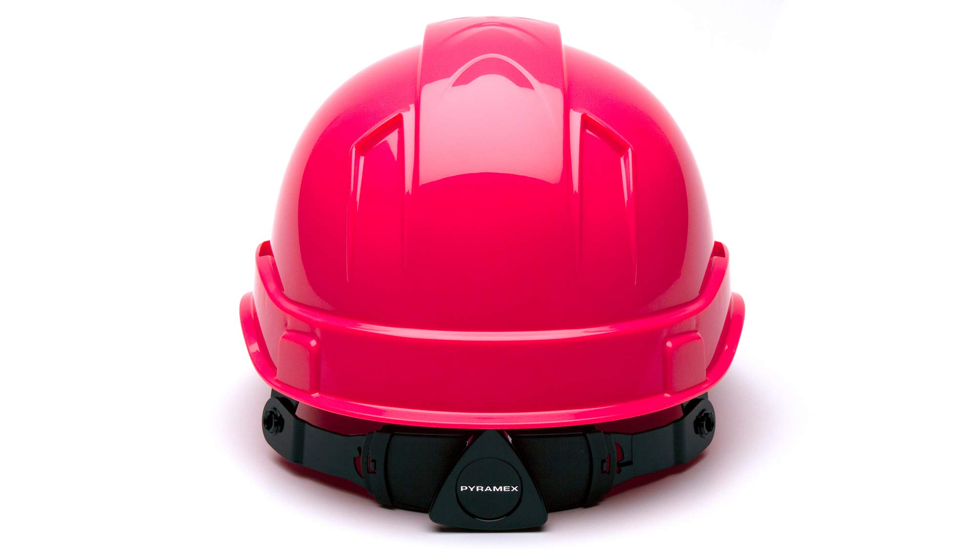 Pyramex Ridgeline Cap Style Hard Hat, 4-Point Ratchet Suspension, Hi-Vis Pink