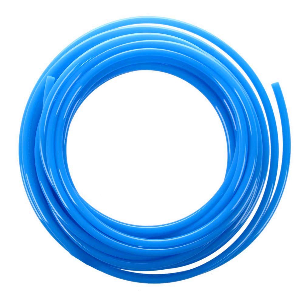 Beduan Pneumatic Tubing Pipe 3/8" OD Blue Air Compressor PU Line Hose Tube for Water Fluid Transfer 10Meter 32.8ft