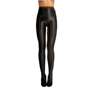 amerstar 70d women's sheer tights stockings oil shiny stockings pantyhose silk pantyhose bar dance, black, one size