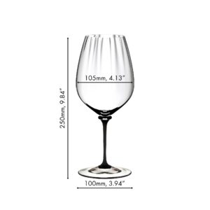 Riedel 4884/0 D Fatto A Mano Performance Cabernet Wine Glass, 29 oz, Clear