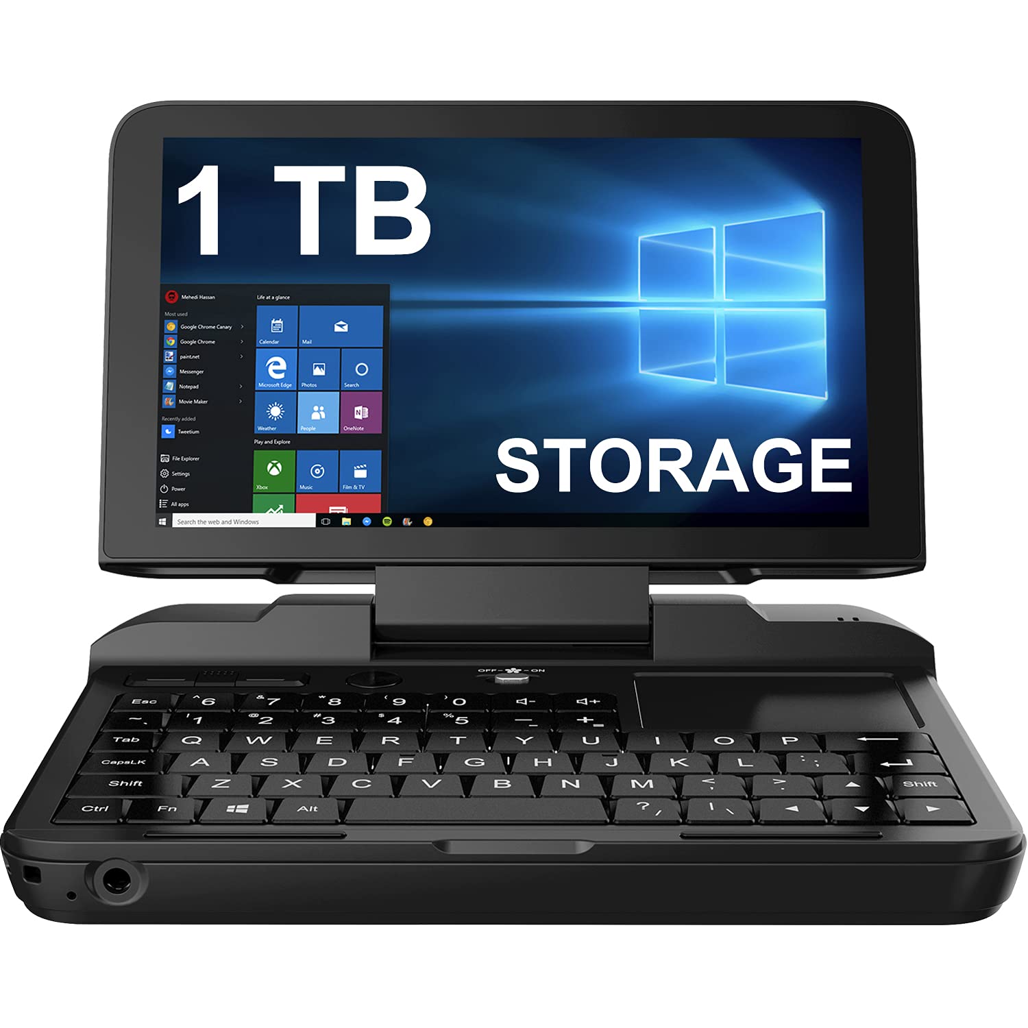 [1TB M.2 SSD Version] GPD Micro PC- 6 Inches Handheld Industry Laptop Mini PC Win 10 Pro,Pocket Mini Portable PC Computer Notebook,8GB RAM