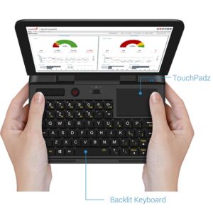 [1TB M.2 SSD Version] GPD Micro PC- 6 Inches Handheld Industry Laptop Mini PC Win 10 Pro,Pocket Mini Portable PC Computer Notebook,8GB RAM