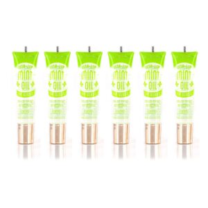 6-packs kiss broadway clear lip gloss (mint oil)