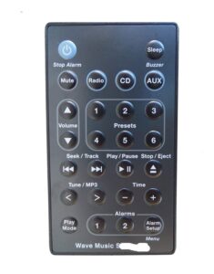 black general replacement remote control fit for awr1b1 awr1b2 awrcc4 awrcc5 awrcc8 for bose wave music system
