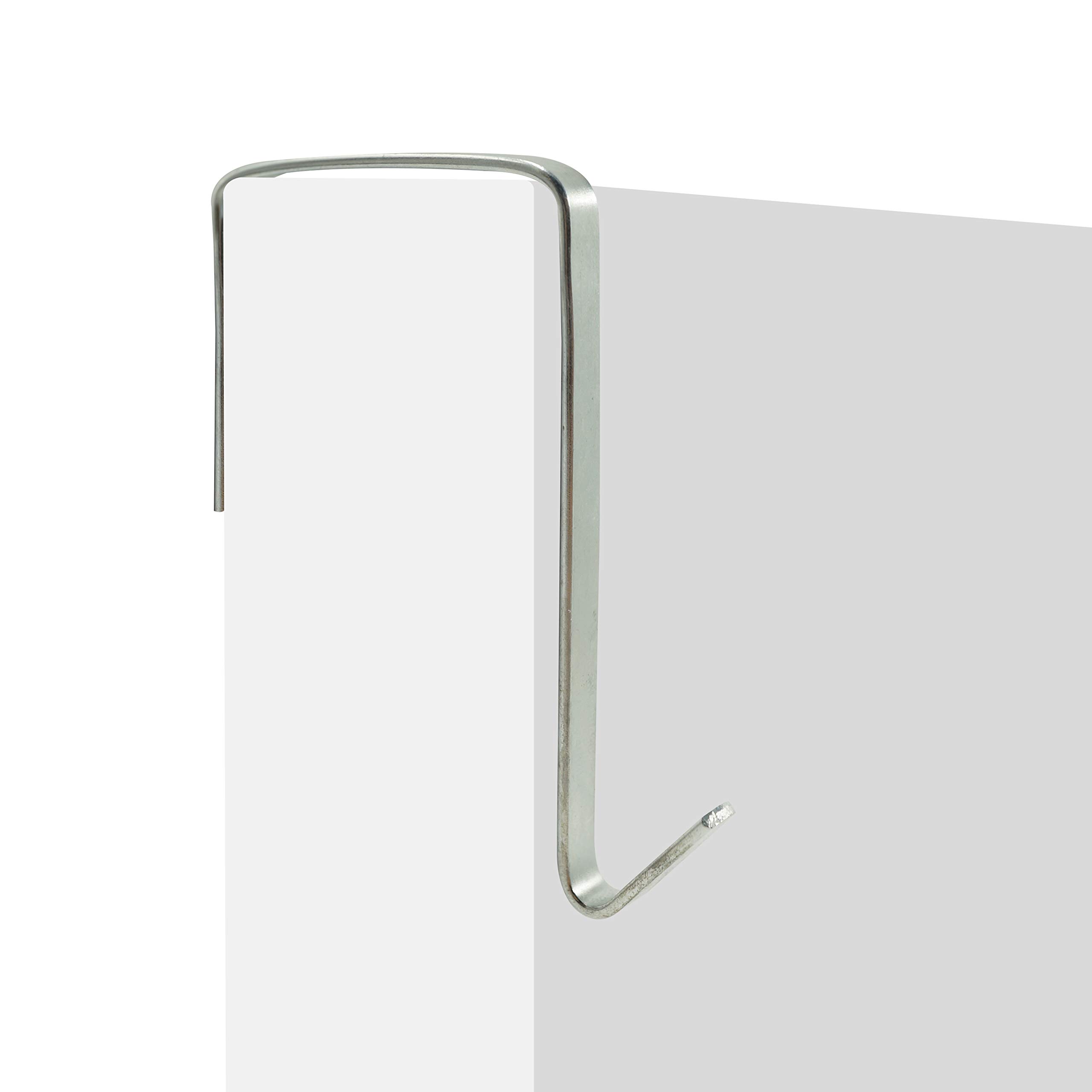 Vantasii 10 Pack Over The Door Metal Hook Hanger to Fit Interior Doors with Thickness from 1.65"