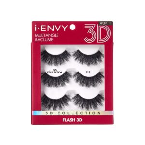 ienvy false eyelashes 3 pairs fluffy and natural multiangle and volume faux mink lashes (11)