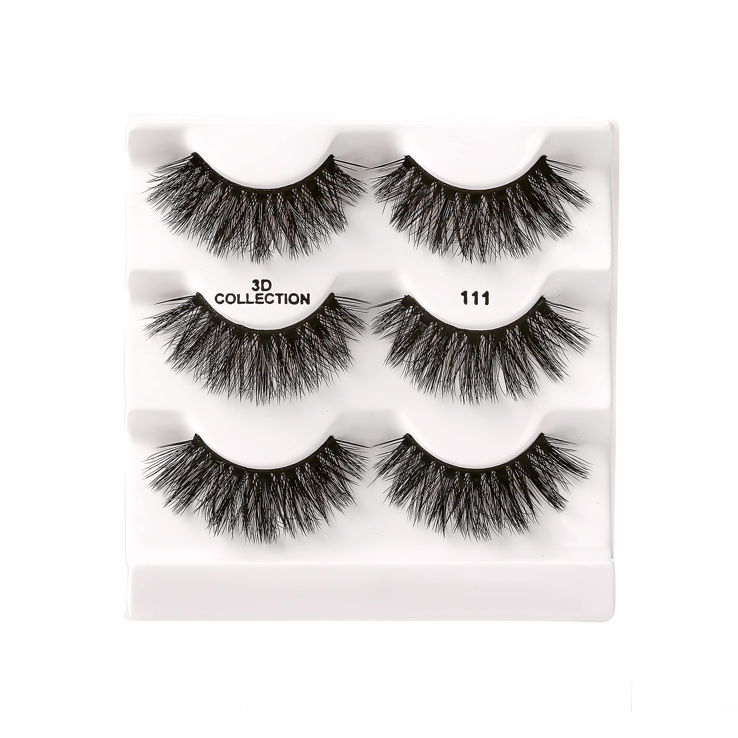 iEnvy False Eyelashes 3 Pairs Fluffy and Natural Multiangle and Volume Faux Mink Lashes (11)