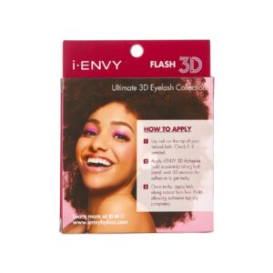 iEnvy False Eyelashes 3 Pairs Fluffy and Natural Multiangle and Volume Faux Mink Lashes (11)