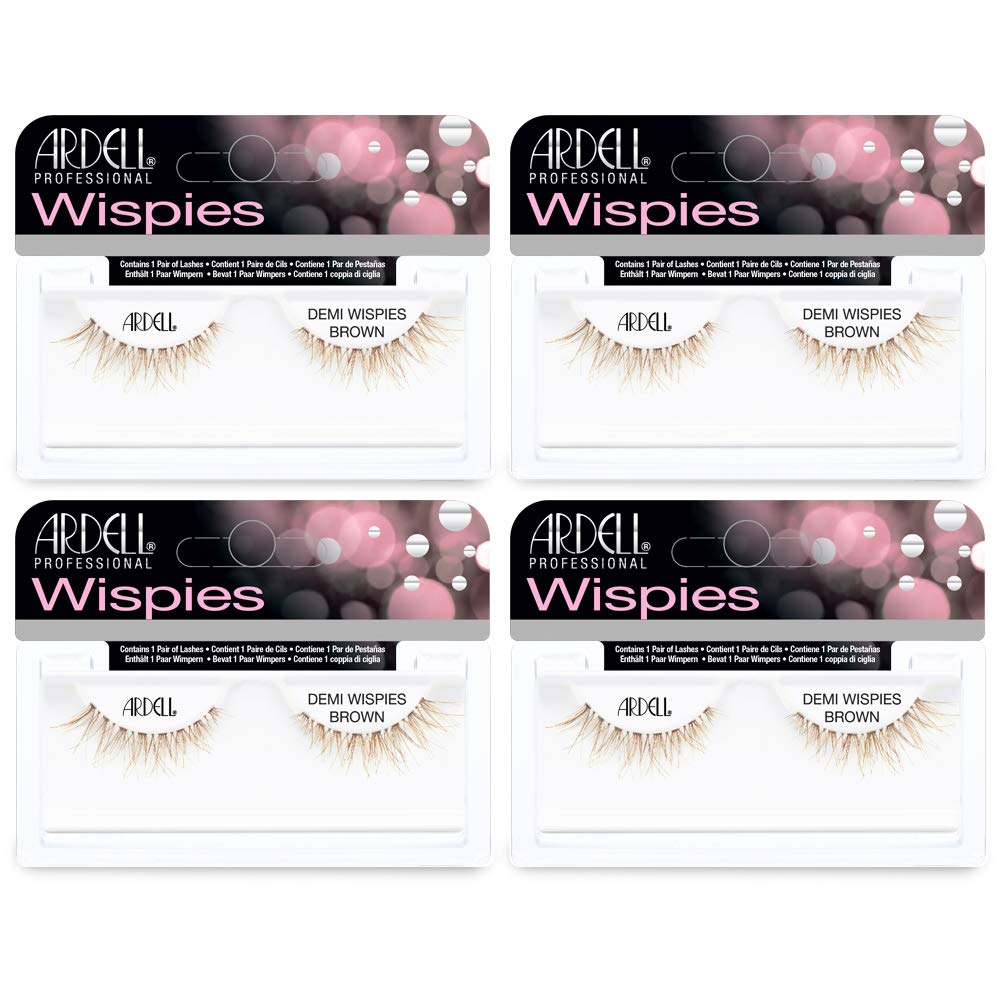 Ardell False Eyelashes Demi Wispies Brown (4 Pack)