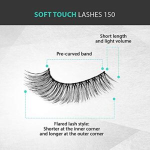 Ardell - False Eyelashes Soft Touch 150 Black (4 Pack)