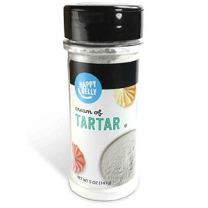 amazon brand - happy belly cream of tartar, 5 ounce (pack of 1)