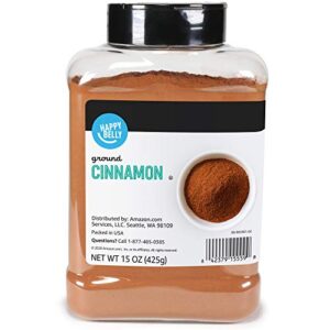 amazon brand - happy belly cinnamon, ground, 15 ounce (pack of 1)