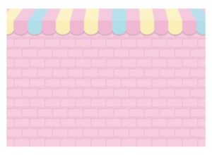 allenjoy 7x5ft pink brick wall ice cream shop backdrop for birthday party baby girl shower decorations photography background photo booth cake table banner