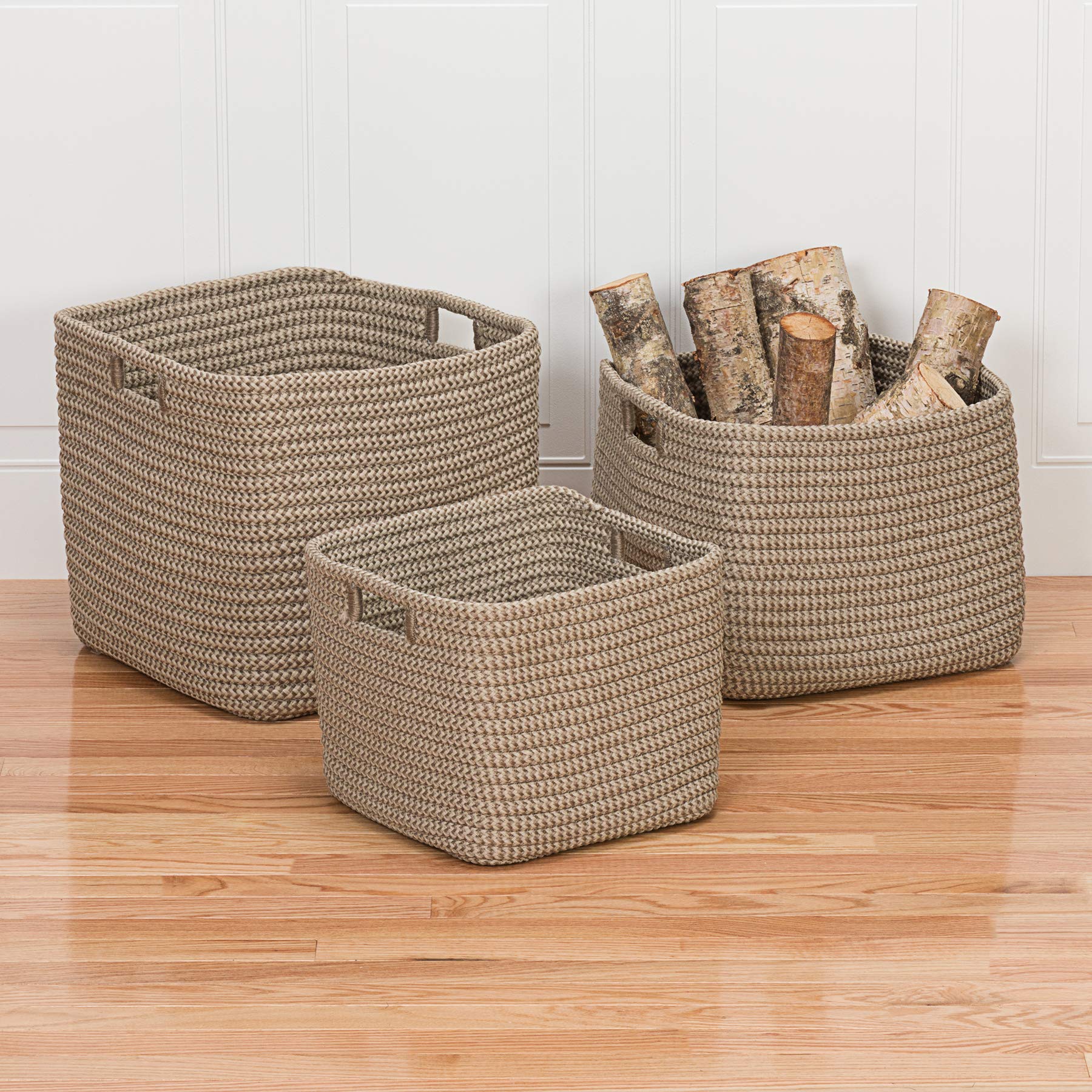 Colonial Mills Carter Basket - Natural 12"X12"X10"