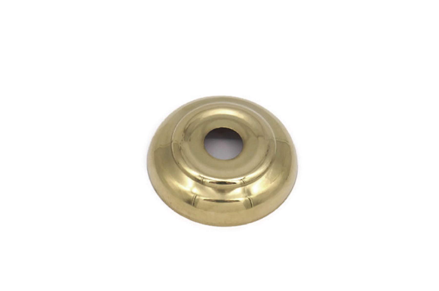 Brass Bed Ball Finial Cannon Ball Base Frame Brass Bed Ball Base 1 3/4" Diameter X 1/2" High Bed Ball Washer Spacer