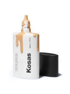 kosas tinted face oil | nourishing, light-coverage tinted foundation, (tone 03)