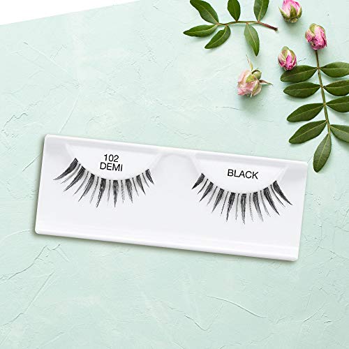 Ardell Natural Lashes False Eyelashes 102 Black Demi (4 pack)