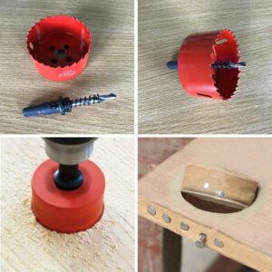 120mm Hole Saw, LAIWEI Hole Cutter, Drilling Tool for Drilling Wood,Aluminum Profile,PVC and Other Materials,Round Knife (4-3/4"(120mm))