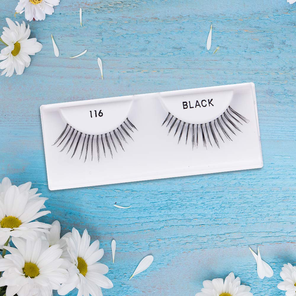 Ardell Natural Lashes False Eyelashes 116 Black (4 pack)